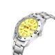 SMAEL Exclusive Series Quartz Movement Analogue Gold Yellow Dial Date Premium Women's and Girl's Wrist Watch(CSM104)