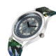 SMAEL Exclusive Series Quartz Movement Green Leather Strap Analogue Women's and Girl's Wrist Watch(CSM123)