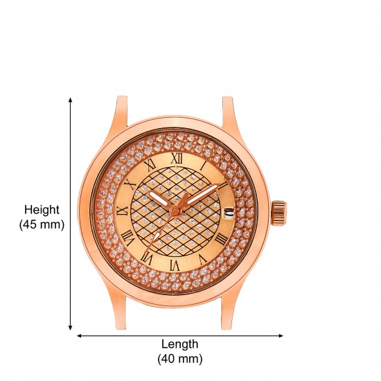 SMAEL Exclusive Series Quartz Movement Leather Strap Analogue Premium Women's and Girl's Wrist Watch (CSM129)
