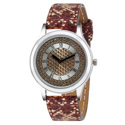 SMAEL Exclusive Series Quartz Movement Leather Strap Analogue Premium Women's and Girl's Wrist Watch (CSM132)