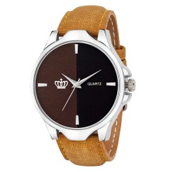 CSM156 Exclusive Series Quartz Movement Stylish Brown Dial Wrist Watch for Boys Analog Watch - For Men