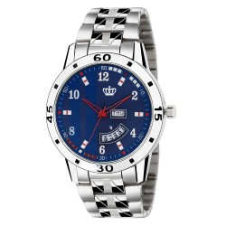 CSM172 BLUE DIAL DAY & DATE FUNCTIONING FOR BOYS Premium Analog Watch - For Men