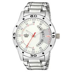 SMAEL CSM22 Exclusive Series Date Working Silver Dial Stainless Steel Case Men's Watch