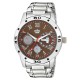 SMAEL CSM24 Exclusive Day & Date Working Brown Dial Stainless Steel Case Men's Watch