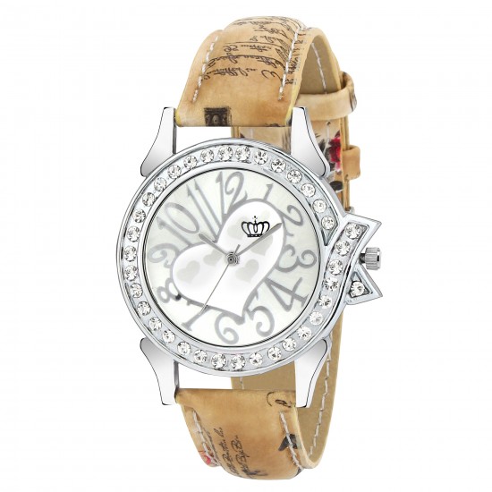 SMAEL Exclusive Series Quartz Movement Leather Strap Analogue Premium Women's and Girl's Wrist Watch (CSM41)