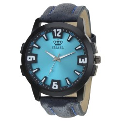 SMAEL Exclusive Series Quartz Movement Analogue Blue Dial Watch for Boys and Men(CSM83)