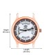 SMAEL Exclusive Series Quartz Movement Leather Strap Day and Date Analogue Premium Women's and Girl's Wrist Watch (CSM97)