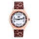 SMAEL Exclusive Series Quartz Movement Leather Strap Day and Date Analogue Premium Women's and Girl's Wrist Watch (CSM97)