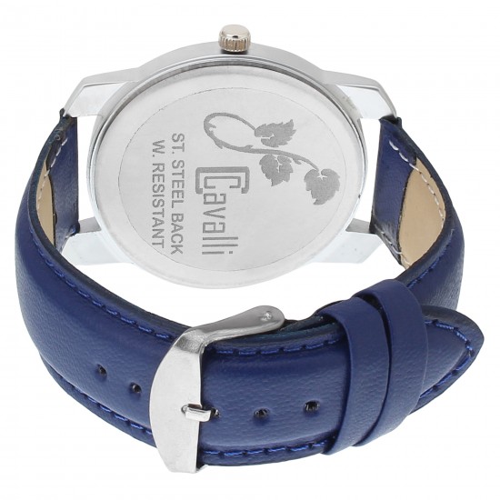 Wrightrack EXCLUSIVE SERIES WT452 Chrome Designer Case Blue Dial Men's Watch