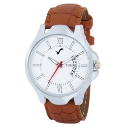 Wrightrack Exclusive Series Quartz Movement Analogue White Dial Day & Date Men's Watch (WT516)