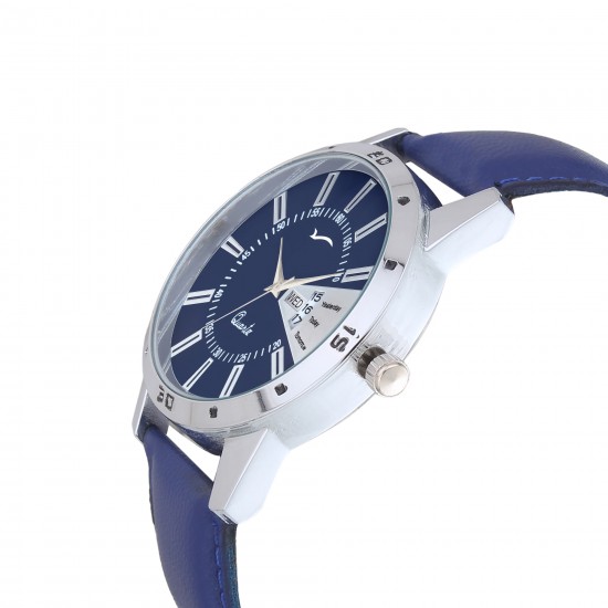 Wrightrack Exclusive Series Quartz Movement Analogue Blue Dial Day & Date Men's Watch (WT484)