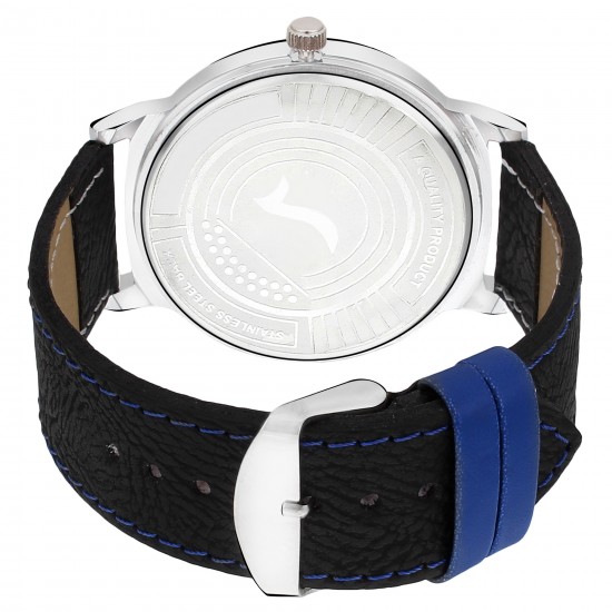 Wrightrack Exclusive Series Quartz Movement Analogue Blue Dial Day & Date Men's Watch (WT493)