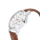 Wrightrack Exclusive Series Quartz Movement Analogue White Silver Dial Day & Date Men's Watch (WT525)