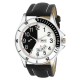 Wrightrack Exclusive Series Quartz Movement Analogue Black White Dial Day & Date Men's Watch (WT551)