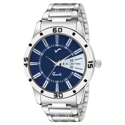 Wrightrack Exclusive Series Quartz Movement Analogue Stainless Steel Case Blue Dial Day & Date Men's Watch (WT606)