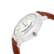 Wrightrack Exclusive Series Quartz Movement Date Display Analogue White Dial Men's Watch (WTSM07)