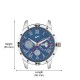 Wrightrack Exclusive Day & Date Working Blue Dial Stainless Steel Case Men's Watch WTSM23