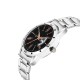 Wrightrack Exclusive Series Quartz Movement Stainless Steel Case Black Dial Analogue Day & Date Men's Watch (WTSM65)