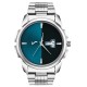 Wrightrack Exclusive Series Quartz Movement Stainless Steel Case Day & Date Green Black Dial Analogue Men's Watch (WTSM71)