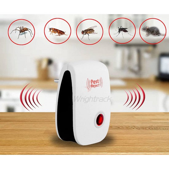 PEST REJECT Pest Repellent Machine to Repel Lizard, Rats, Cockroach, Mosquito, Home Pest & Rodent Repelling Aid for Reject Ants Spider Insect Pest Control Electric Pest Repelling (Pack of 1)